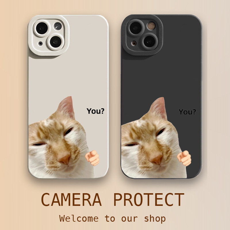 แมวตลก Meme เคสโทรศัพท์สําหรับ iQOO Z9 Z9X Z9S Z7X Z7 Z6 Z8X Z8 Z3 Z1X 5G 4G ฝาหลังน่ารักการ์ตูน Sim