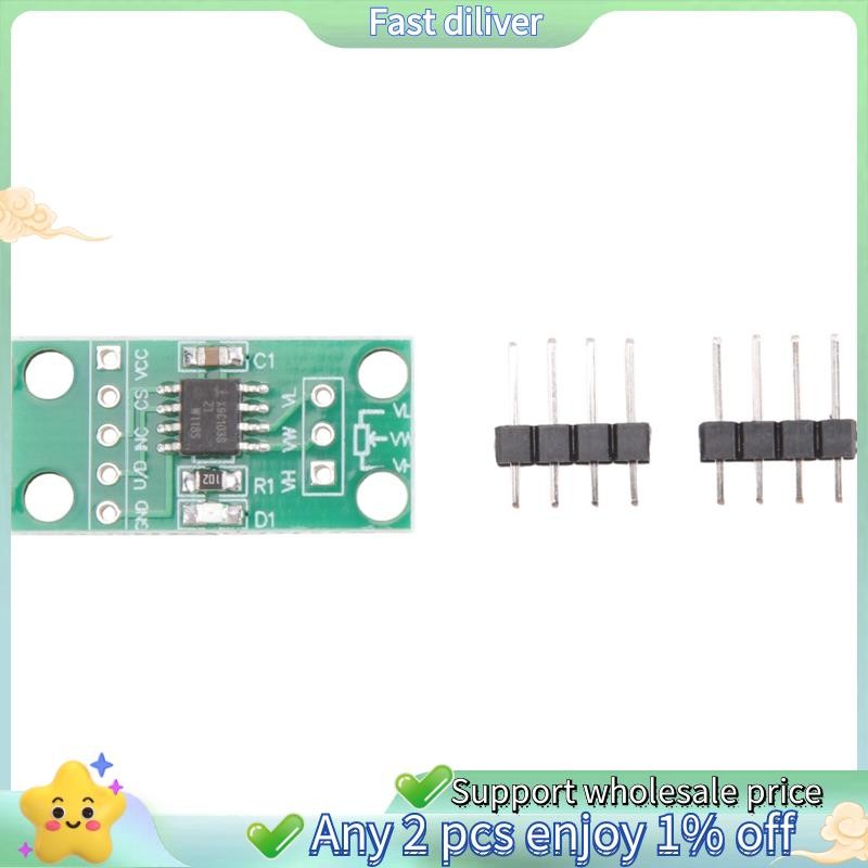 X9c103s Digital Potentiometerโมดูลใหม่สีเขียวPC + โลหะ 100K 100Th Order Digital Potentiometer Circui