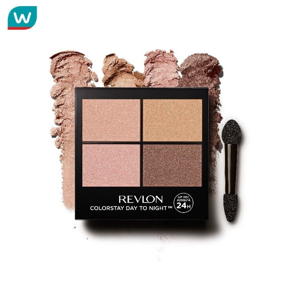 Revlon เรฟลอน คัลเลอร์สเตย์ เดย์ ทู ไนท์ อายชาโดว์ ควอด 4.8ก. 505 ดีคาเดนท์