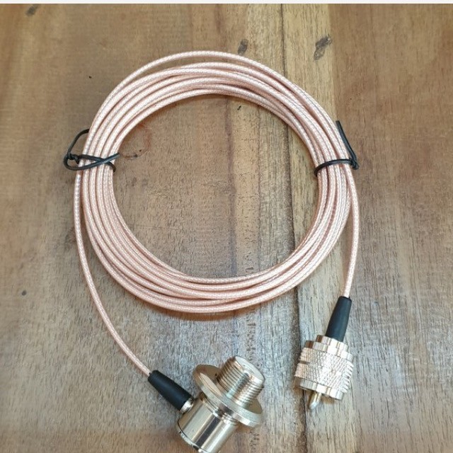 LP Rg316 GM500 ถึง PL259 สายจัมเปอร์ชาย ยาว 4 เมตร