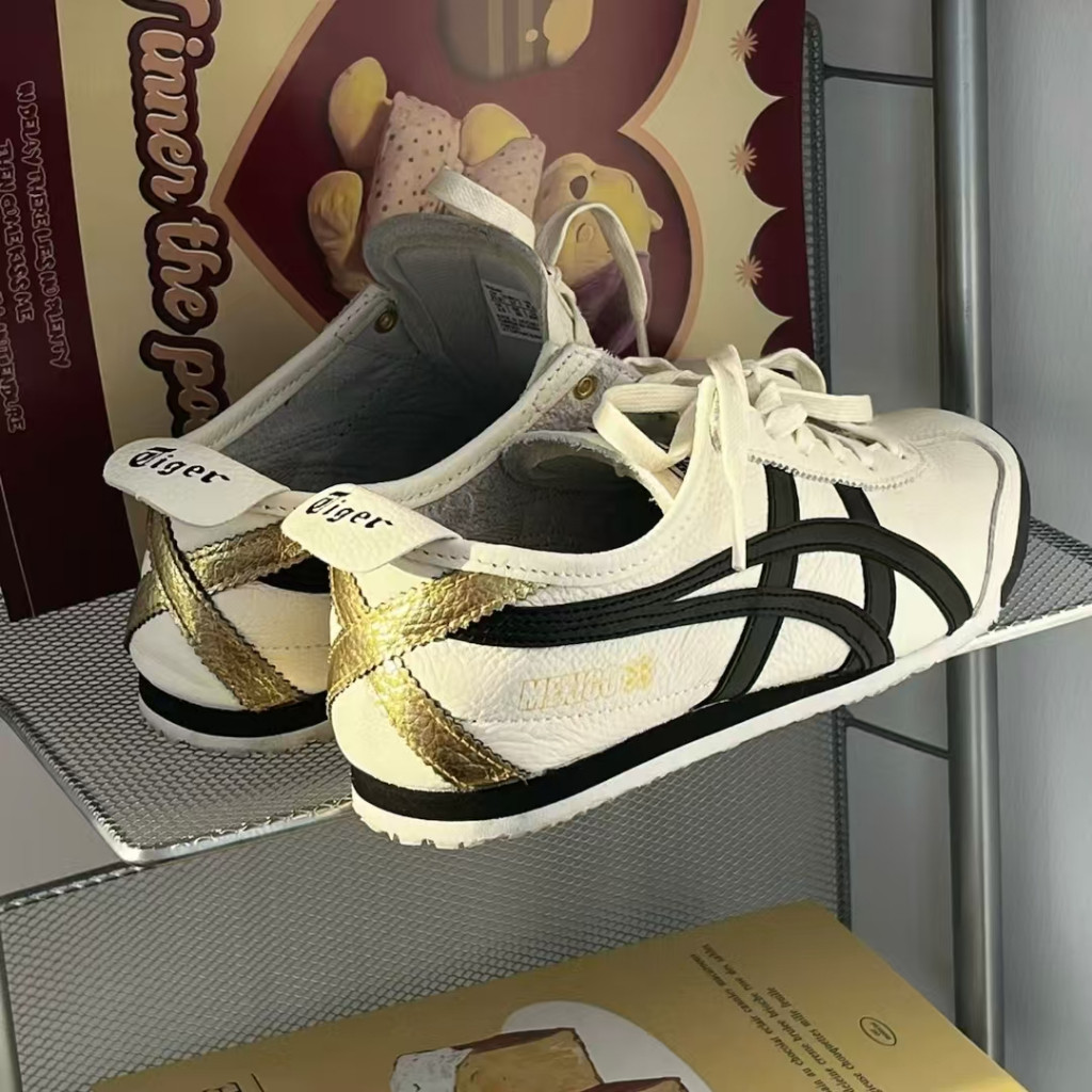 ❤️ของแท้ 100%❤️Onitsuka Tiger Mexico 66 รองเท้าลำลองพื้นนิ่ม ทันสมัยหลากหลาย สำหรับทั้งชายและหญิง