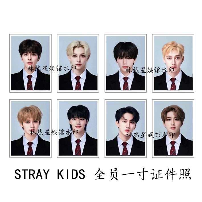 STRAYKINDS Campus Uniform ID Photo เด็กจรจัด สมาชิกทั้งหมด 3 ซม. ID Photo Li Longfu ID Photo