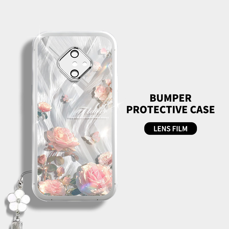 Ybd เคสโทรศัพท์สําหรับ Vivo S1 Pro 1920 Art Space Dream Star รูปแบบดอกไม้พร้อมเชือกเส้นเล็ก ราคา ถูกที่สุด ดีลบีเคเค แกลเลอรีภาพที่ 6