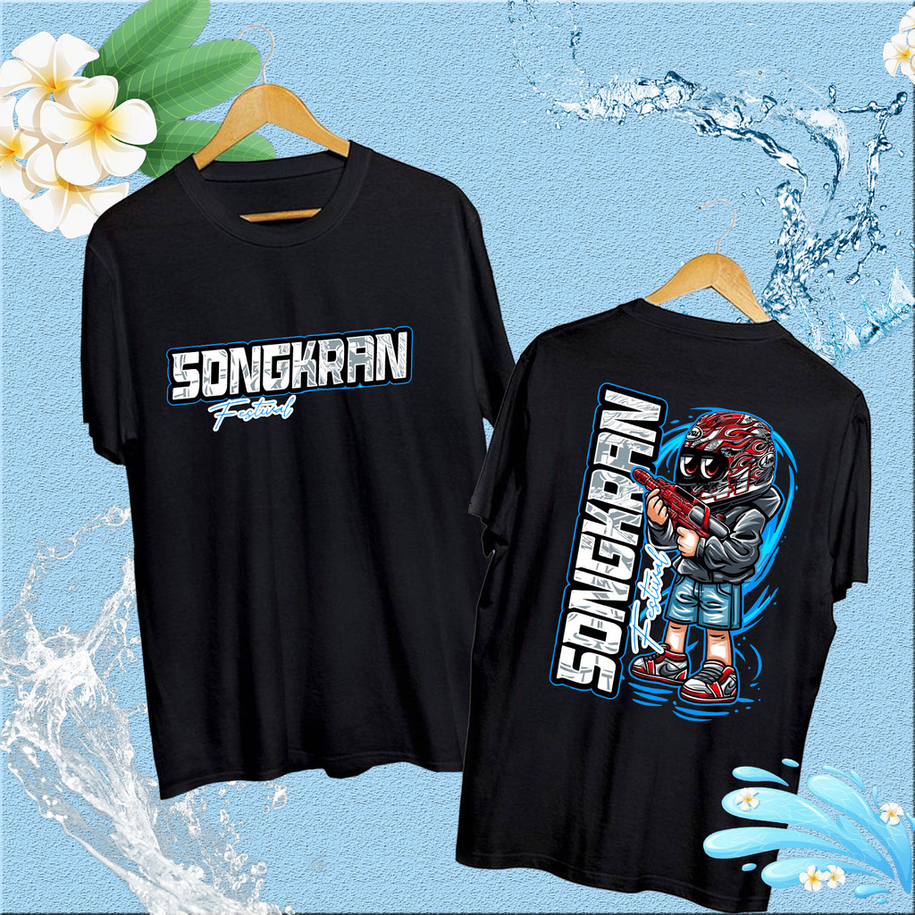 Songkran Day สงกรานต์ เสื้อยืดวันสงกรานต์ Songkran Festival T-shirt