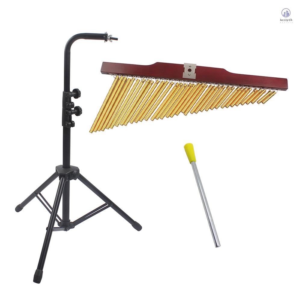 36 Bells Barchime Chime Bar Wind Chime Gold Single-Row Solid Aluminium Alloy Bar Chimes Windchime ไม