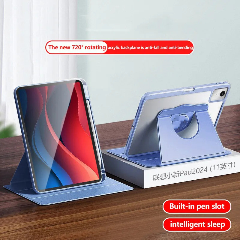 360° หมุนอะคริลิคสําหรับlenovo Xiaoxin Pad 11 2024 TB331FC M11 B11 K11 11 นิ้วTab P11 Plus J616X J60