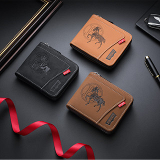 หนัง ปู่ ผู้ชายสไตล์ธุรกิจกระเป๋าสตางค์มัลติฟังก์ชั่หลายบัตร…