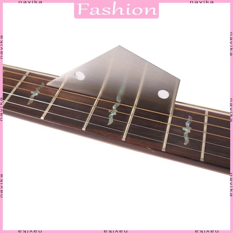 Nav เครื่องมือวัดกีตาร์คอ Notch เครื่องมือซ่อม Fingerboard Fret ไม้บรรทัด