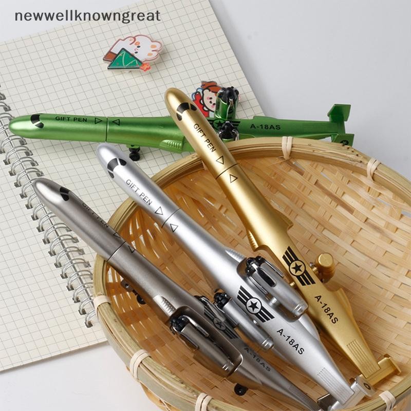 ใหม่wellknowngreat Creative เฮลิคอปเตอร์เครื่องบินรูปร่างปากกาเจล 0.5 มม.นักเรียนเขียนอุปกรณ์สํานักงาน CAD