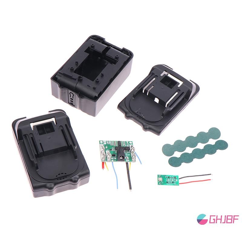 GHJBF] 18650 Li-neck แบตเตอรี่ไนลอนเคลือบยาง 5/10/15-Cell PCB ชาร์จแผงวงจรป้องกันกล่อง ssnbrk