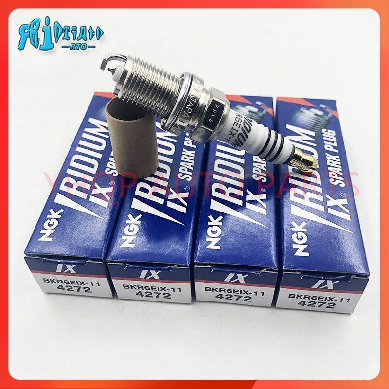 4 ชิ้น/ล็อต BKR6EIX-11 4272 Iridium Power Spark Plug สําหรับ Toyota Lexus Suzuki Subaru BKR6EIX11