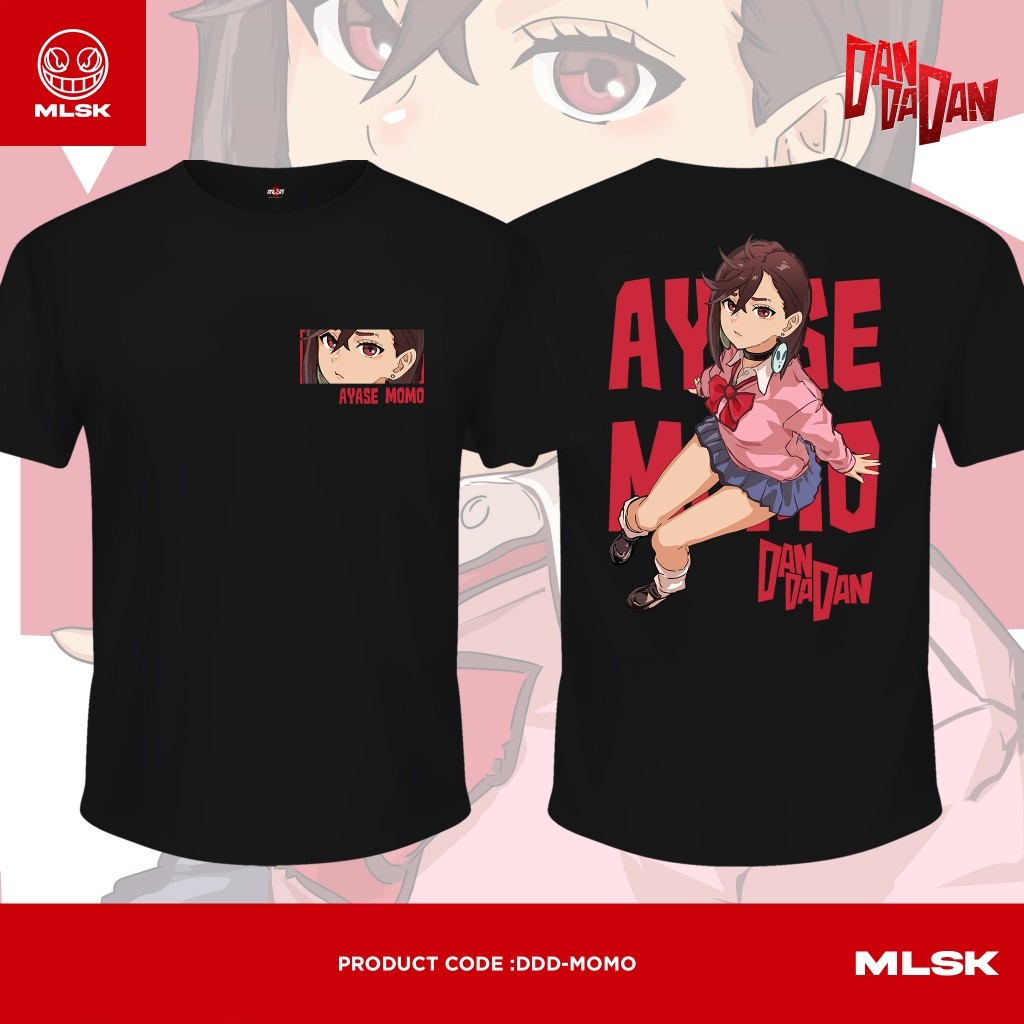 เสื้อ AYASE MOMO DANDADAN ANIME SHIRT | KEN TAKAKURA OKARUN  AYASE MOMO TURBO GRANNY ANIME SHIRT
