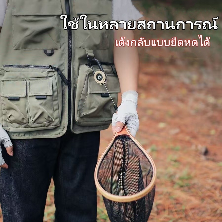 พวงกุญแจเชือกลวดสลิง ยืดหดได้ พร้อมสายเคเบิลเหล็ก หนา 0.9 มม.กันขโมย สายเคเบิ้ล พวงกุญแจรถยนต์ พวงกุญแจห้อย พวงกุญแจ - รูปที่ 2