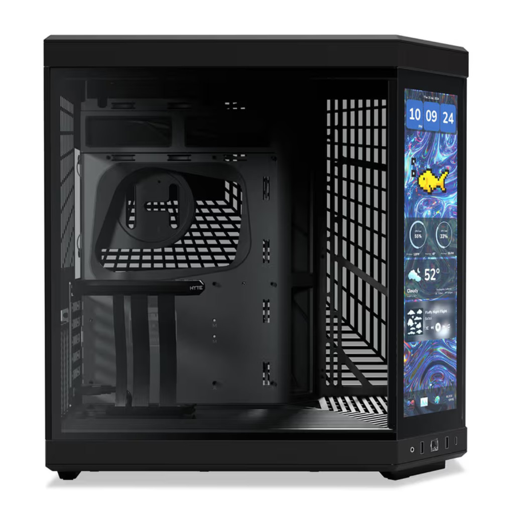 CASE HYTE Y70 TOUCH INFINITE BLACK/BLACK (CS-HYTE-Y70TTI-BB)