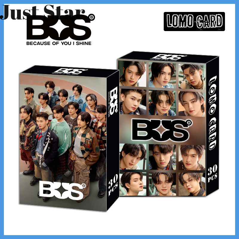 การ์ดสะสมกลุ่มรถบัส JUSTSTAR ภาพถ่าย 30 ชิ้น