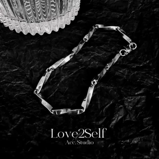Lvoe2Self S046 -6 สแตนเลส Mobius สร้อยข้อมือผู้ชาย Non Tarnish สร้อยข้อมือสําหรับผู้ชายและผู้หญิง