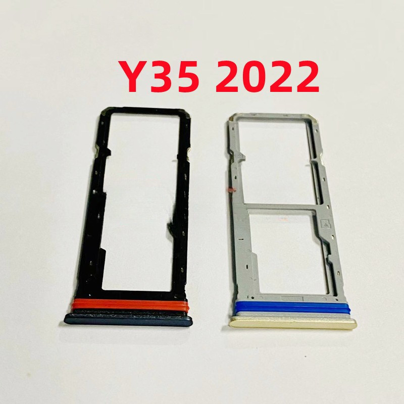 ถาดซิมการ์ดสําหรับVivo Y35 2022 เคสโทรศัพท์สล็อตผู้ถือโทรศัพท์มือถือส่วน
