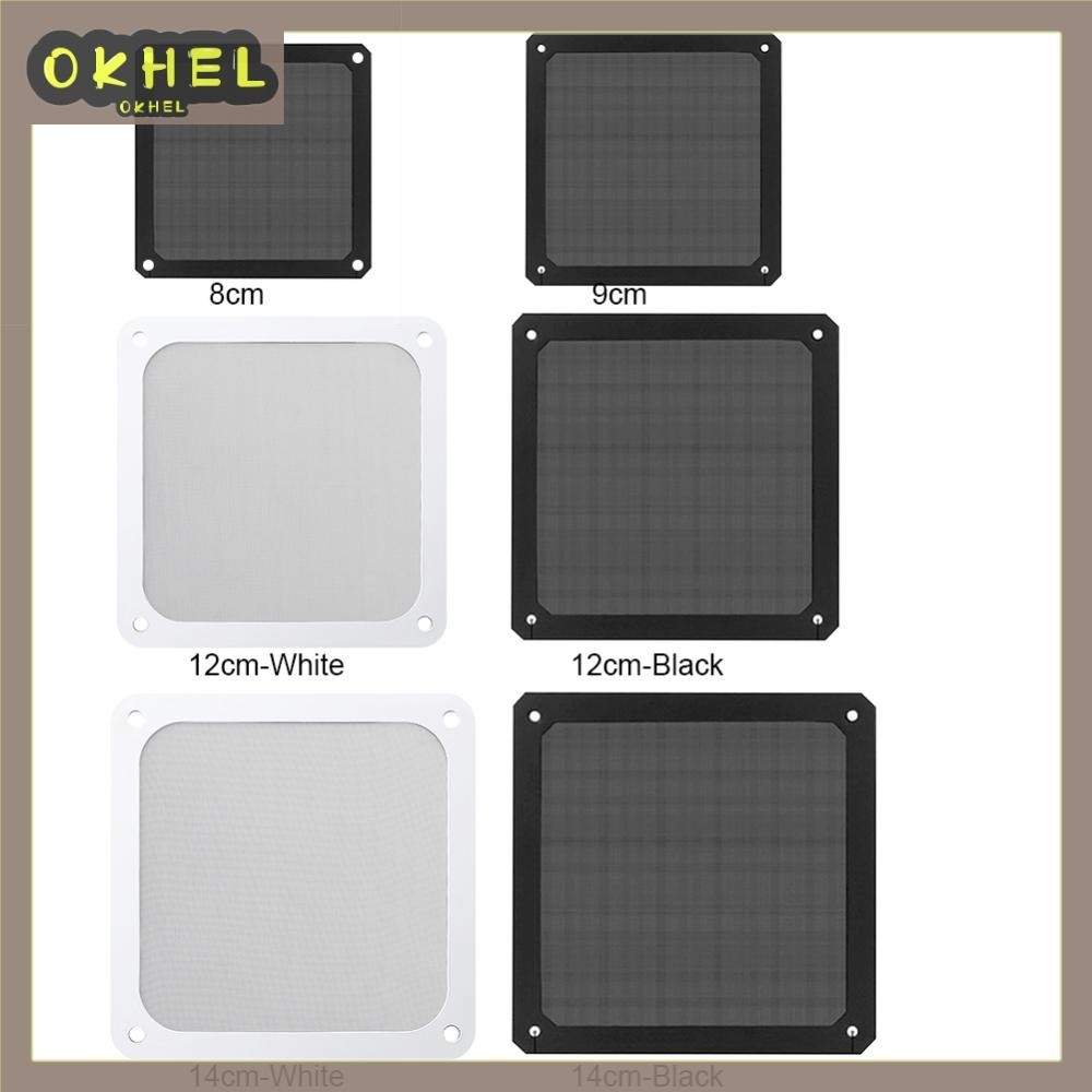 [Okhello.vn] Magnetic Dust Filter PC Computer Case Fan Dust Mesh Cover Net Guard