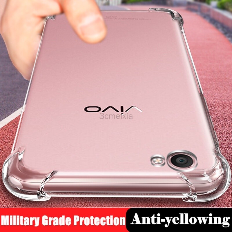 เคสโทรศัพท์มือถือ ซิลิโคนเจลลี่นิ่ม ใส บาง เสริมมุม สําหรับ Vivo Y81 Y81i 1812 1808 1803 1609 1612 1601 1719 1606 1610 1603 1801 1724 1714 1611