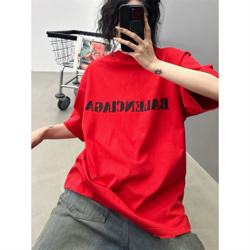 เสื้อยืดแขนสั้นลําลอง ทรงหลวม พิมพ์ลายโลโก้ Vbxf แฟชั่นสําหรับผู้ชาย และผู้หญิง