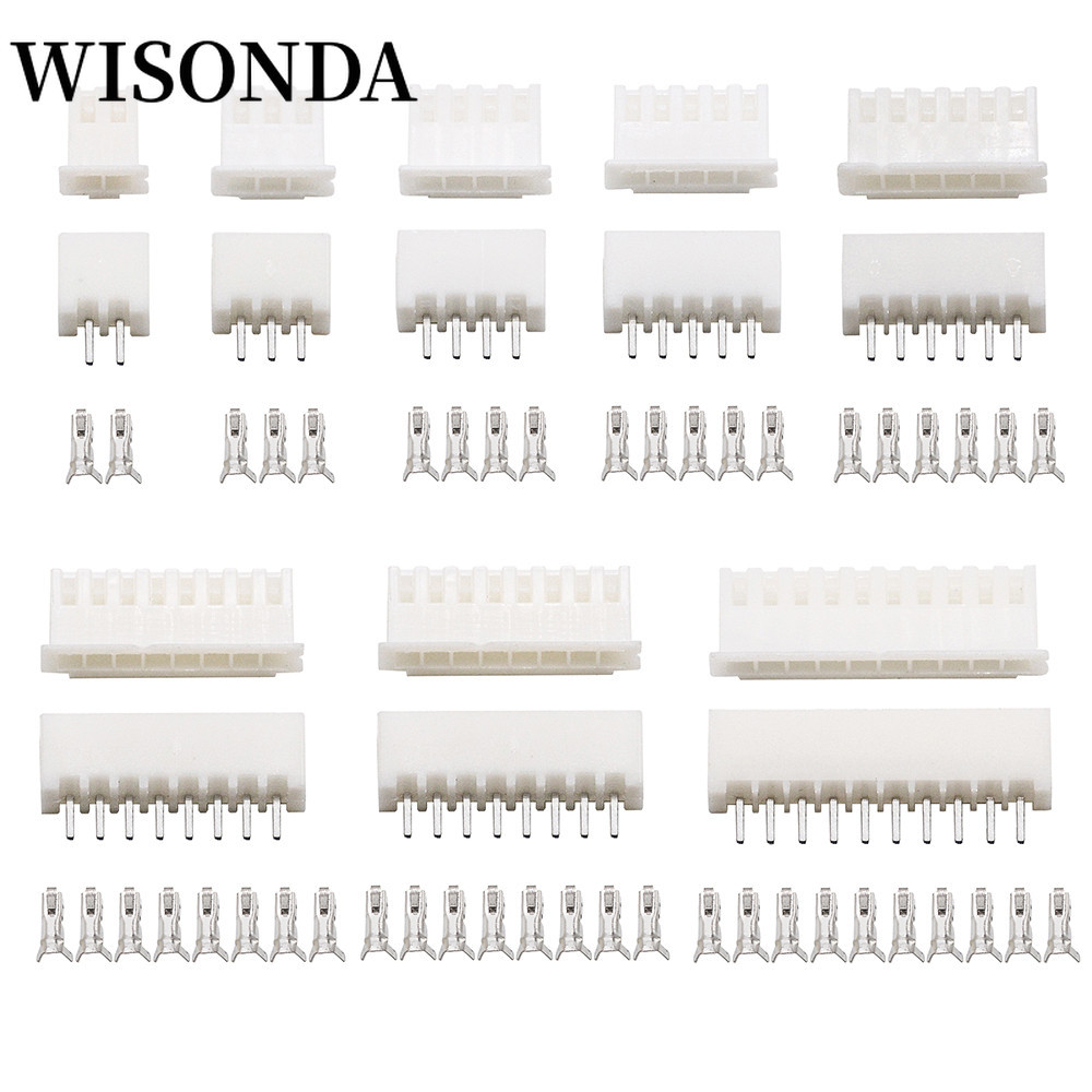 หัวเข็มเชื่อมต่อ XH2.54 Pin 2P 3P 4P 5P 6P 7P 9P 10P 12Pin 2.54 มม. สําหรับ PCB 10 ชิ้น ต่อล็อต