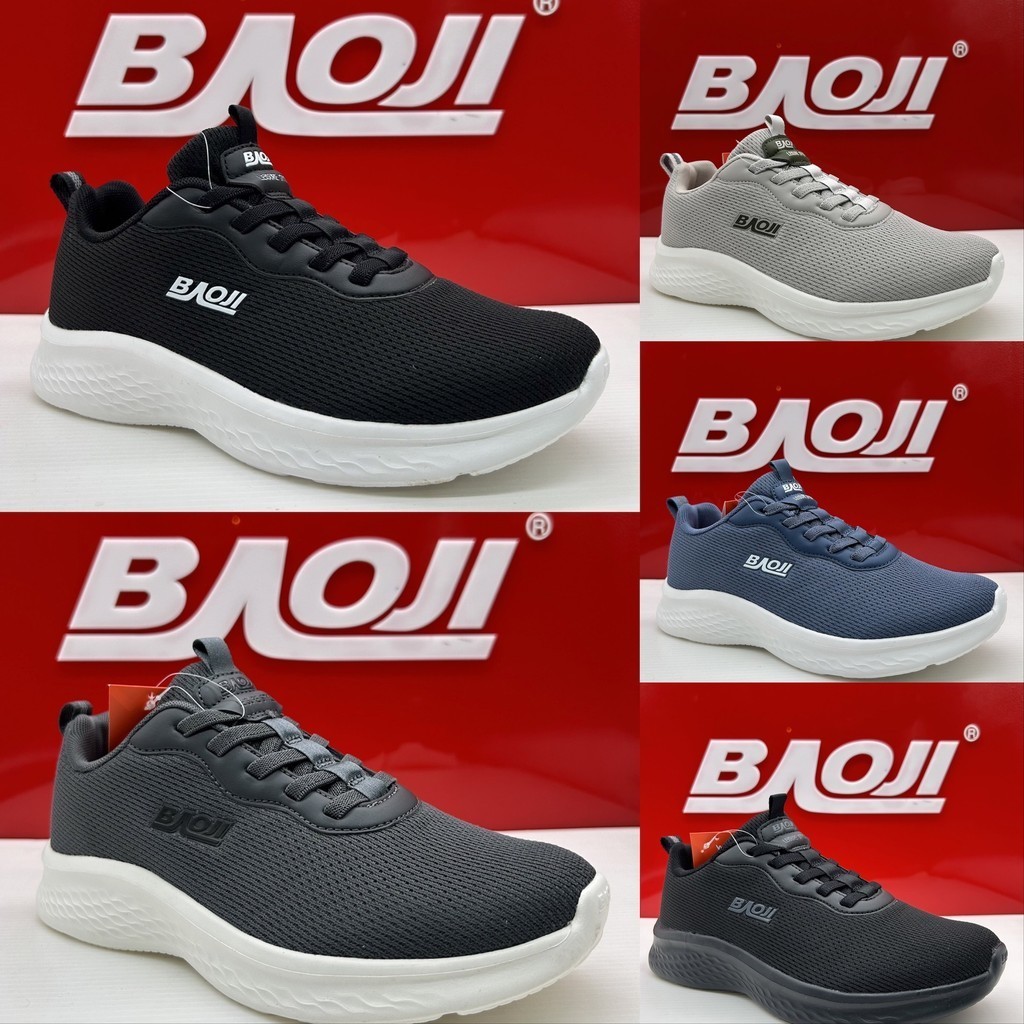 [New 04/2024] BAOJI บาโอจิ รองเท้าผ้าใบผู้ชาย bjm856