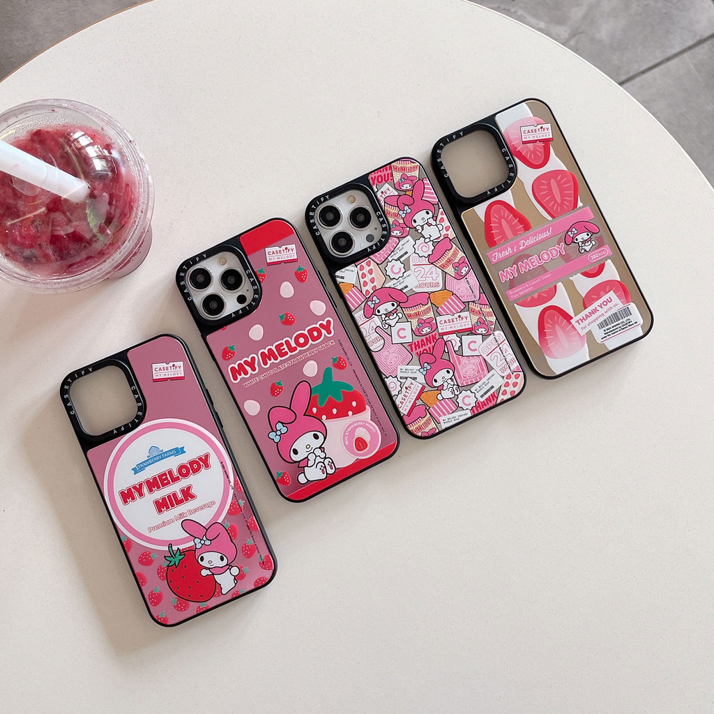 คุณภาพสูง CASETiFY Sanrio My Melody สําหรับ iPhone 17 16 15 14 13 12 11 Pro Max 13 Mini 15 16 PLUS X