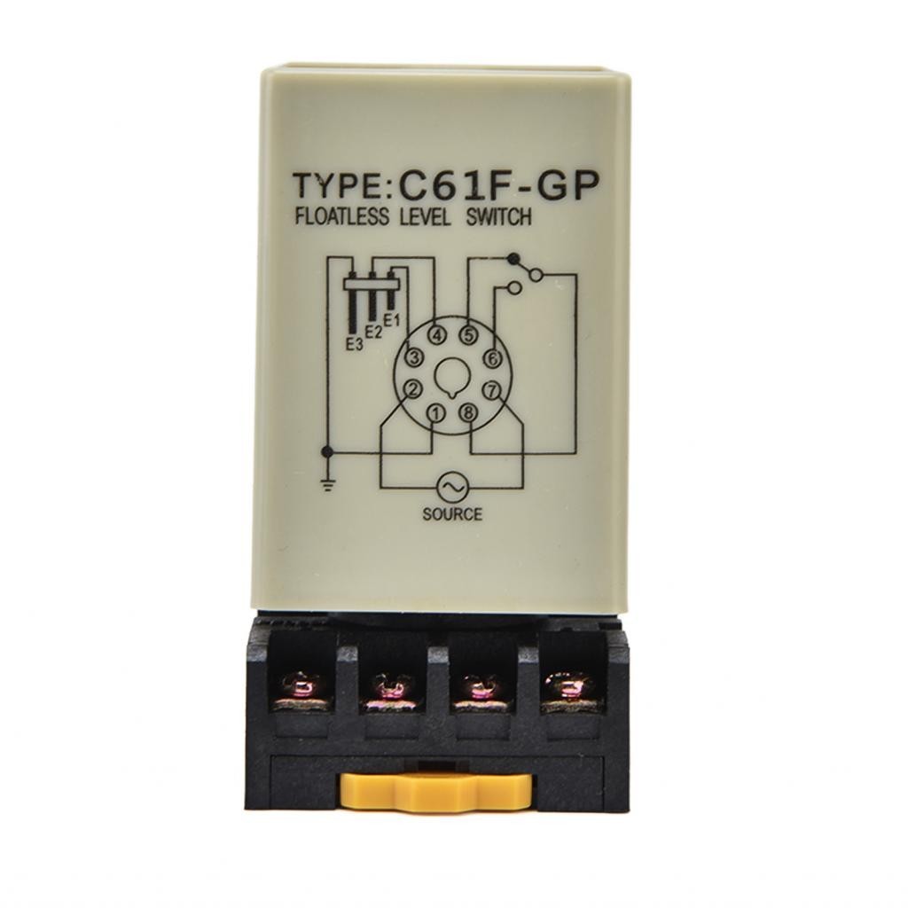 ตัวควบคุมน้ํารีเลย์ระดับของเหลวแบบไม่มีลอยความแม่นยําสูงสําหรับ C61F-GP