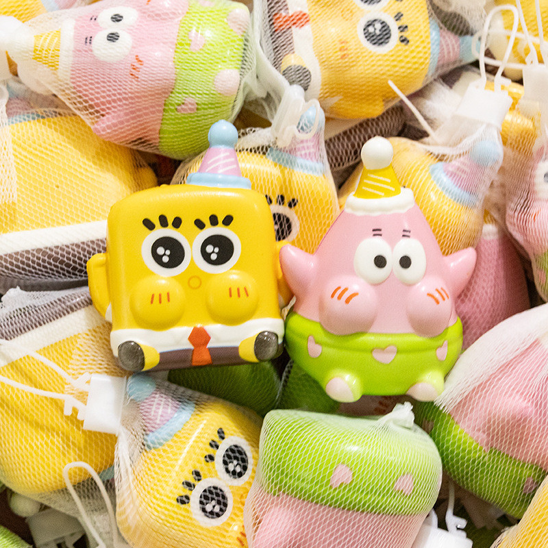 Decompression SpongeBob ของเล ่ นน ่ ารัก Vent Pinch เพลงช ้ า Rebound การ ์ ตูนเครื ่ องประดับ