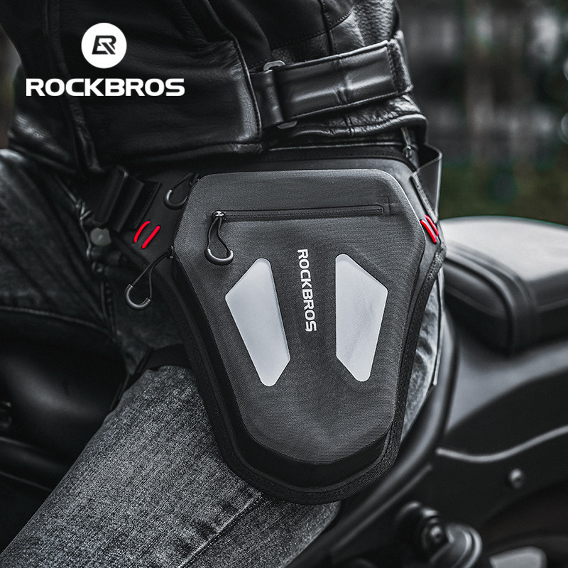 Rockbros กระเป๋าเป้สะพายหลัง กระเป๋าคาดเอว สามารถปรับได้ เหมาะกับการขี่รถมอเตอร์ไซค์ สําหรับผู้ชาย และผู้หญิง
