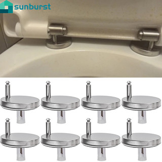 2Pcs/Set Toilet Seat Connector - Toilet Lid Hinges Fitting - Bathroom Repaired Accessories - Household Hardware - Toilet Cover Hinge Fixing Kit - Durable, Universal, Waterproof