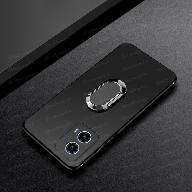 Motorola Moto G Power 5G (2024) 2023 / Moto G 5G (2024) 2023 เคสโทรศัพท์รถแม่เหล็กโลหะแหวนนิ้วเคสTPU