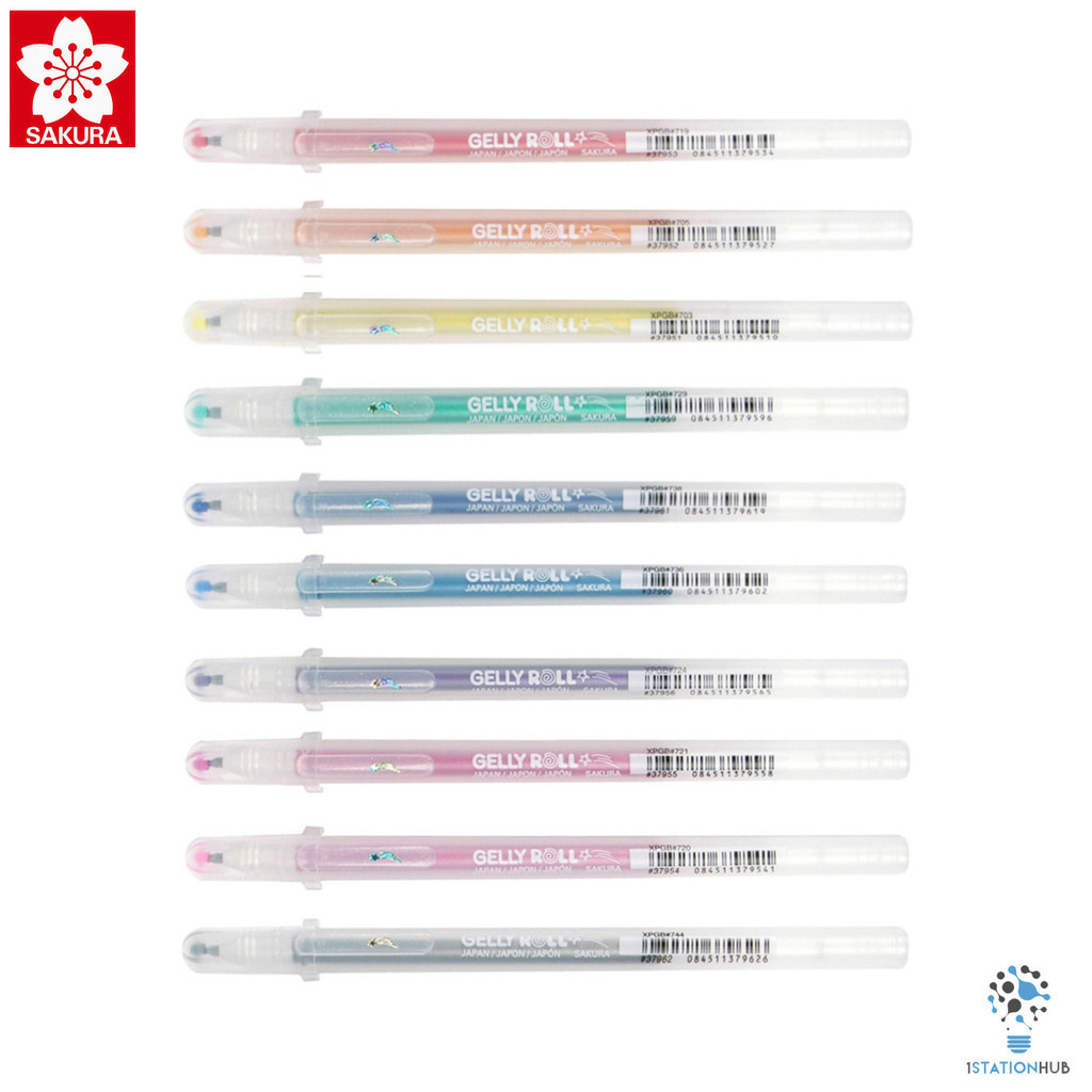 Sakura Gelly Roll 1.0mm Stardust Colour Pen Arts Craft Home Stationery Pen