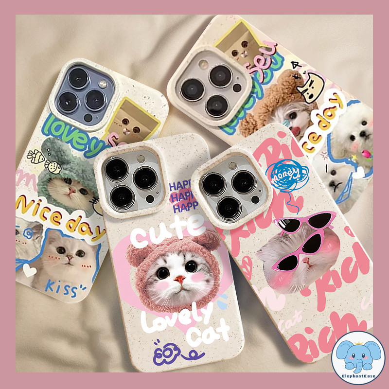 ปกลูกสุนัขลูกแมวน่ารัก Redmi 9A 12C 9T 10A 12 10C 10 13C A1 9C NFC Note 8 12 11 13 10 Pro 13Pro 12Pro POCO M6 M3 X5