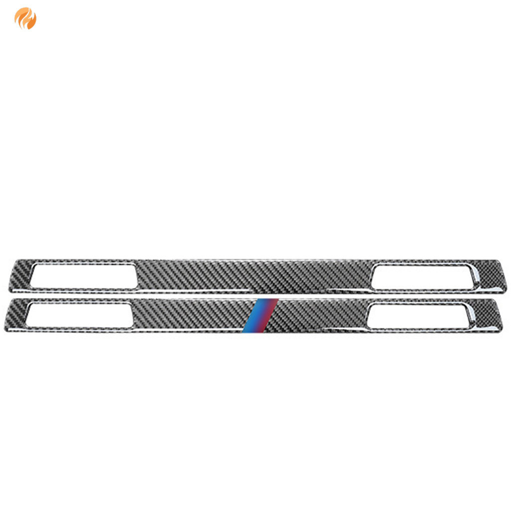 Te E90 คาร ์ บอนไฟเบอร ์ Copilot ถ ้ วยน ้ ําผู ้ ถือแผง Trim สติกเกอร ์ จัดแต ่ งทรงผมสําหรับ BMW E90 3 Series 2005-2012 Accesorios Vehiculos