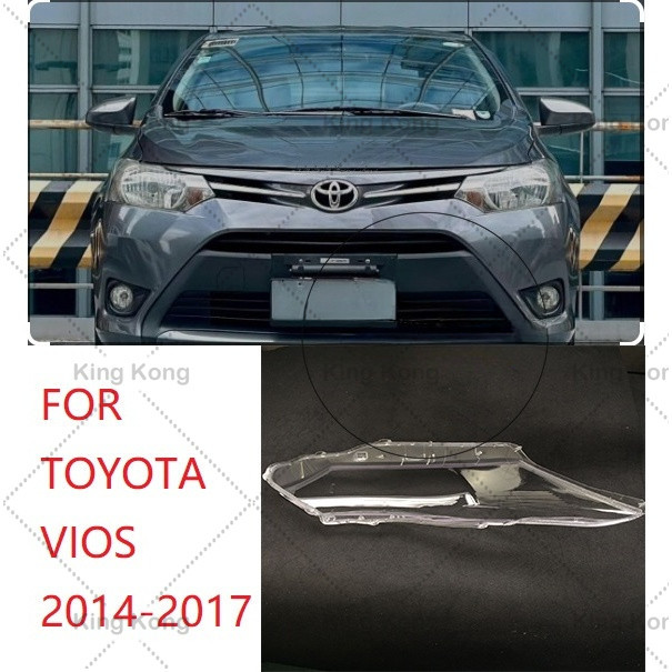 คุณภาพออร์ignal เลนส์ครอบไฟหน้า เลนส์ไฟหน้า สําหรับ Toyota Vios Gen3 2014 2015 2016 2017