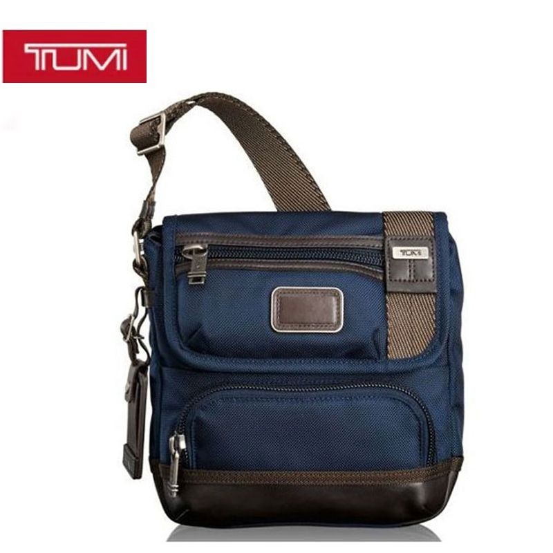 [ คลังสินค ้ าพร ้ อม ] Tumi Men 's Business Casual Shoulder Messenger Bag กันน ้ ําและสวมใส ่ ยาก