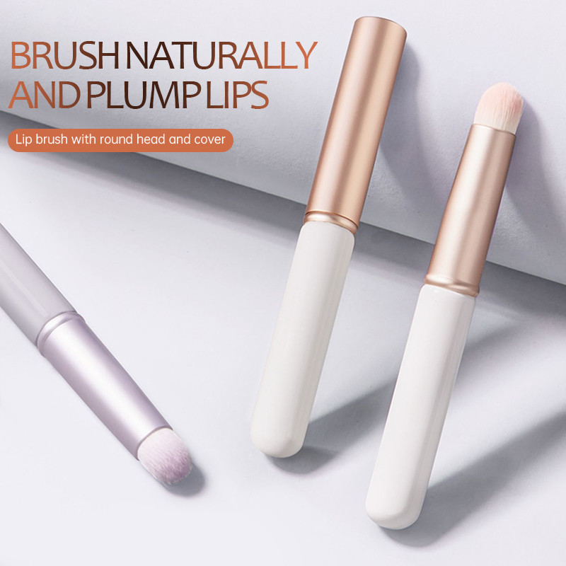 【BK】แปรงลิปสติกแบบพกพา แปรงคอนซีลเลอร์-BK