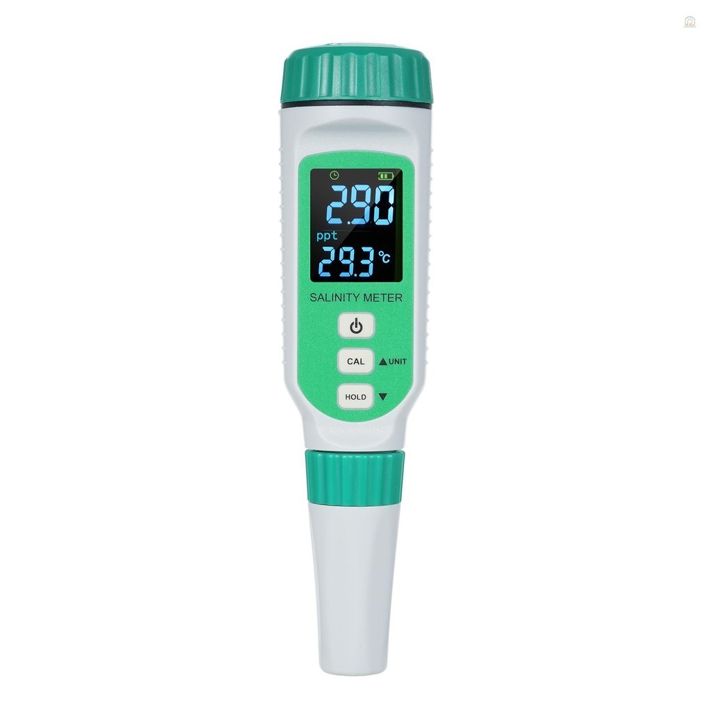 Smart SENSOR เครื่องวัดความเค็มแบบดิจิตอลหน้าจอสีจอแสดงผล 0.00ppt-9.99ppt 10.0ppt-50ppt น้ําทะเลสระว