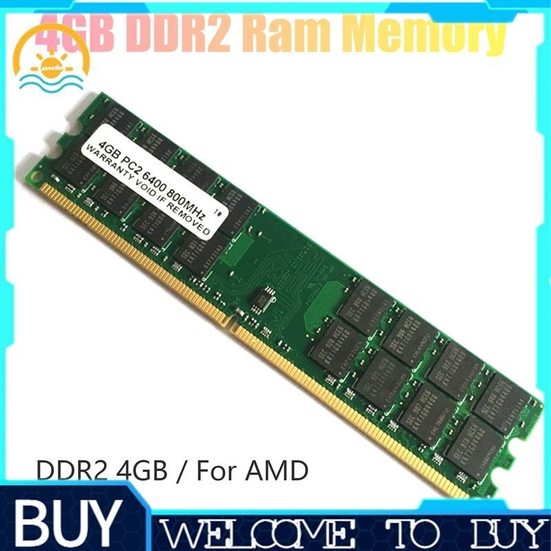 【xvvcbe 】 4gb DDR2 Ram หน ่ วยความจํา 800Mhz 1.8V PC2 6400 DIMM 240 Pins สําหรับ AMD เมนบอร ์ ดหน ่ วยความจํา Ram