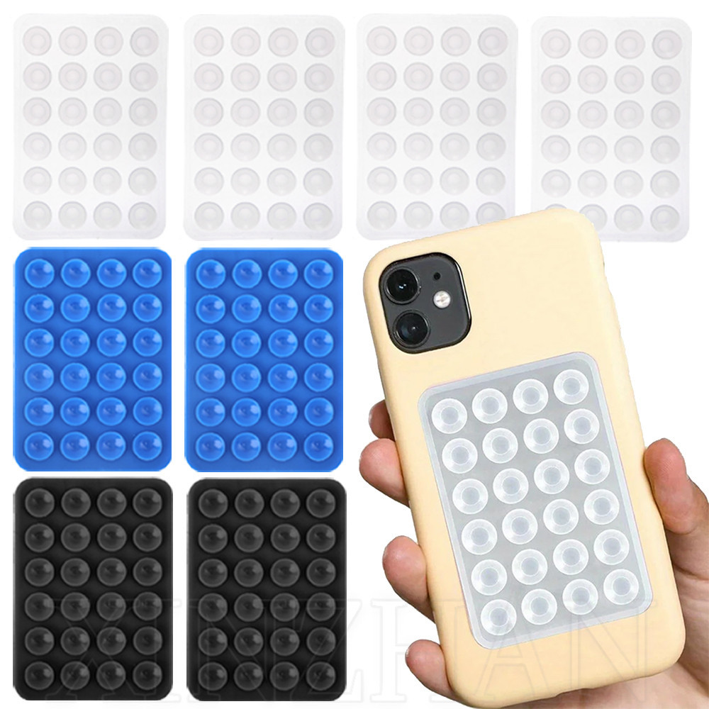 อุปกรณ์เสริมโทรศัพท์สากล-แผ่นดูดยาง-แฮนด์ฟรีจับที่แข็งแกร่งติดกลับกาว-โทรศัพท์มือถือยึดคงที่-ซิลิโคนถ้วยดูดเคสโทรศัพท์เมา