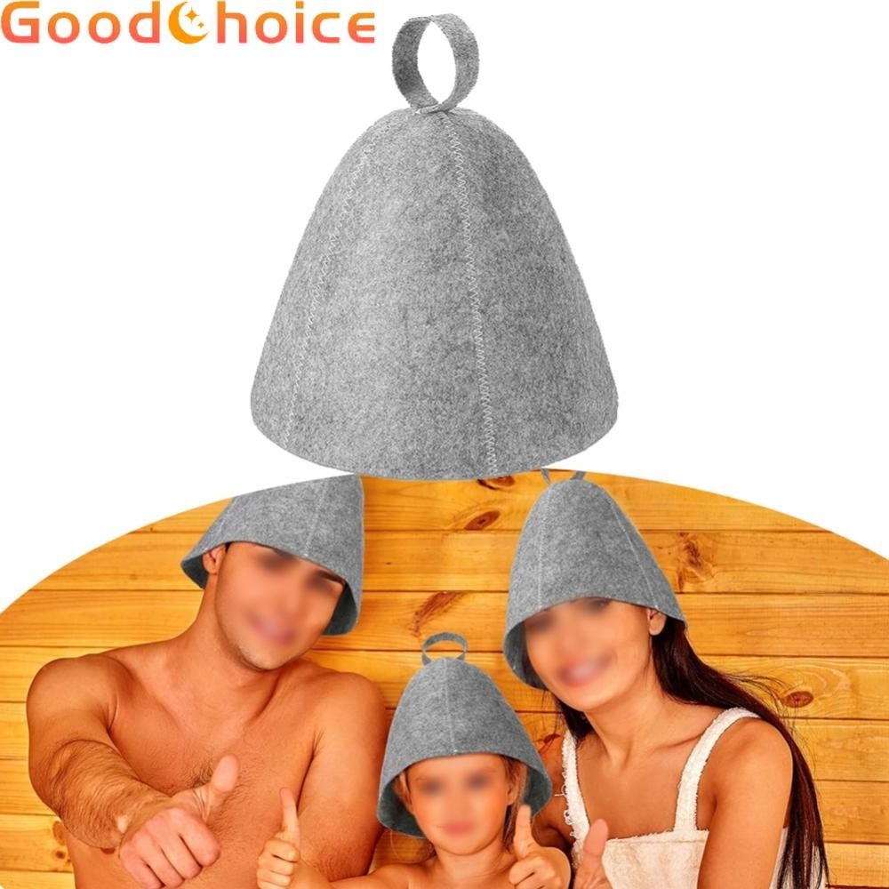 Sauna Hat 1pcs Anti Heat Felt Foldable Grey Porosity Protection Soft Solid