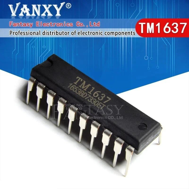 10 ชิ้น TM1637 DIP-20 TM1616 TM1650 DIP-16 TM1630 TM1636 DIP-18 ส่วนประกอบอิเล็กทรอนิกส์