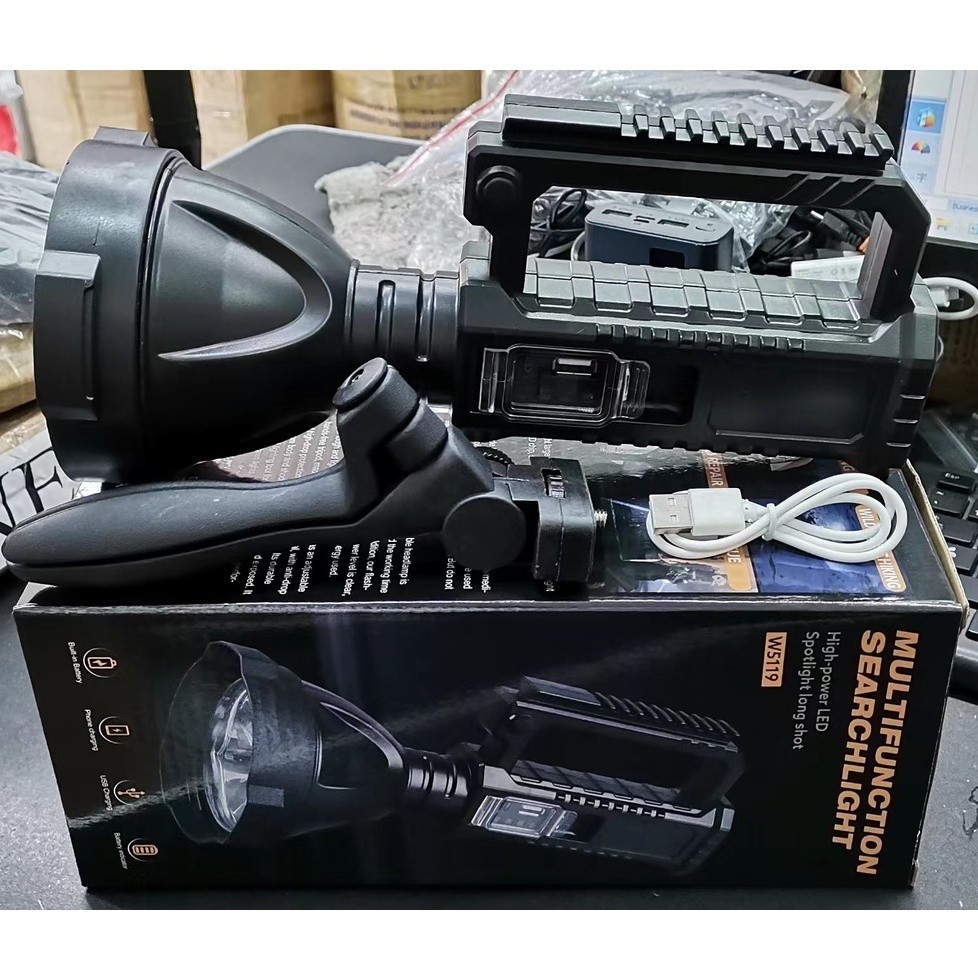 W5119 มัลติฟังก์ชั่น SearchLight Hight-Power LED Spotlight Long Shot