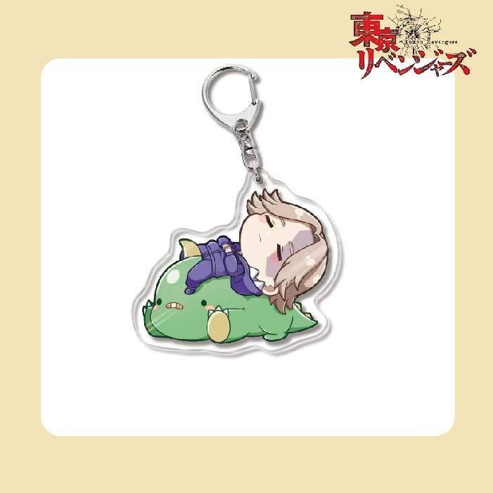 อะนิเมะ Tokyo Avengers Original พวงกุญแจ Tokyo Revengers Hanagaki Budo ตัวเลขคอสเพลย ์ พวงกุญแจรถอุปกรณ ์ เสริมของขวัญ - รูปที่ 4