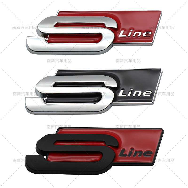 SLINE Labeling Car Label Word Label Audi Foss Sports Car Label Car Decorative Labeling การค้าต่างประ