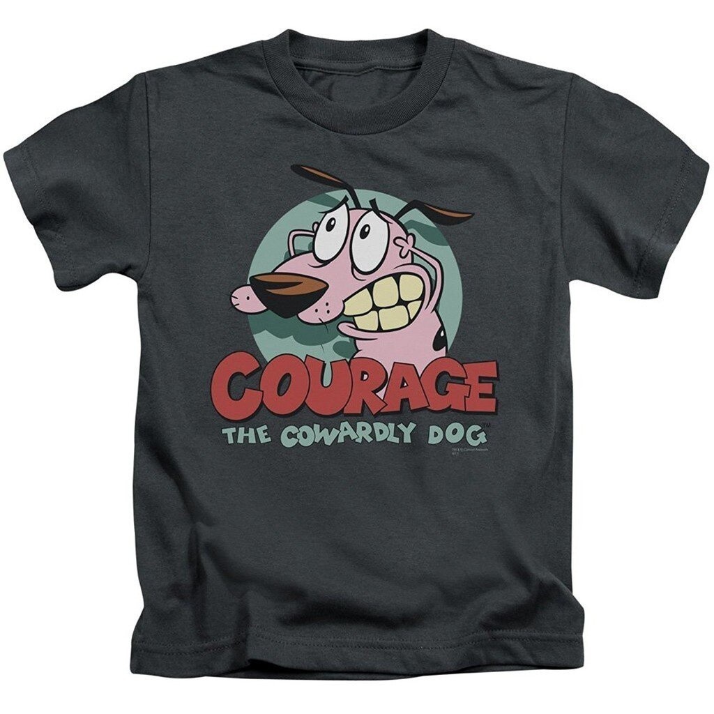 *GG* Courage The Cowardly Dog Courage Men'S Fashion Cartoon T Shirt S-5XL 7.12-2
