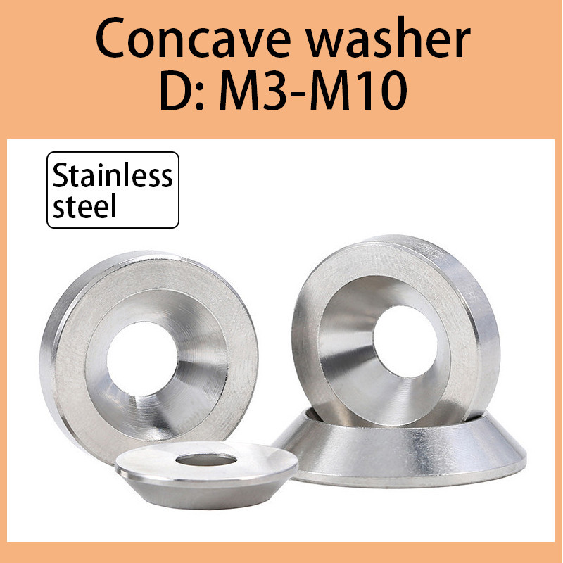 M3 M4 M5 M6 M8 M10 แหวนรอง รูเตเปอร์ แหวนถ้วย ตาปลา เก็บงาน แหวนอีแปะ แหวนรอง 304 แหวนรอง รูเตเปอร์ 
