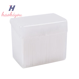 <haohiyou> 1100 ชิ้น Picks พลาสติกสุขอนามัยช่องปาก 2 Way Interdental Brush Tooth Pick