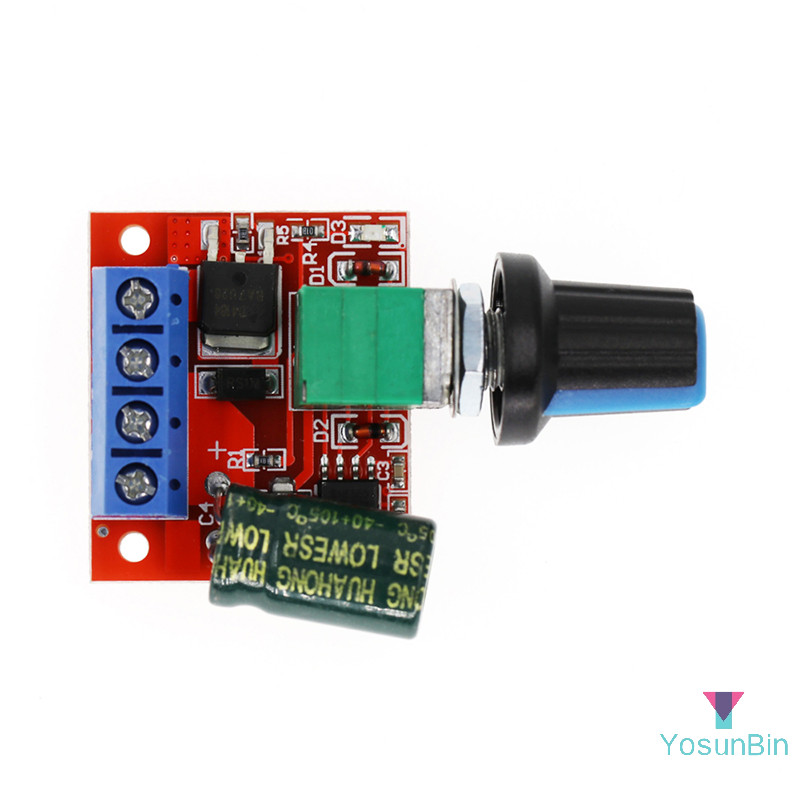Yosunbin] PWM มอเตอร์ควบคุมความเร็วโมดูล PWM DC มอเตอร์ Governor 5v-35v ปรับความเร็วควบคุม Governor สวิทช์ 5A ฟังก์ชั่นสวิทช์ Led Dimmer ใหม่